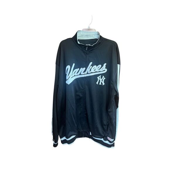 Stitches Yankees MLB Baseball Full Zip 100% Polyester Jacket Sz 2XL - Picture 1 of 6